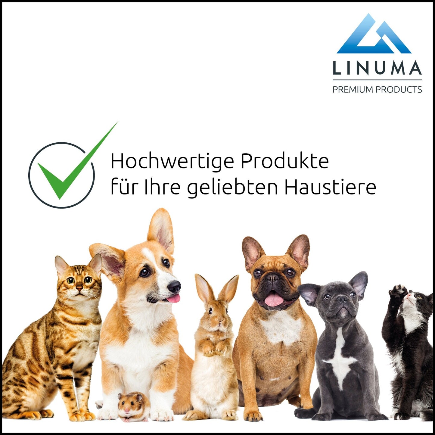 LINUMA® Edelstahl Katzentoilette
