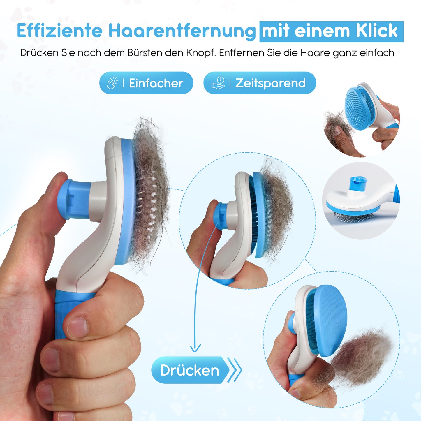 LINUMA® Fellbürste Blau