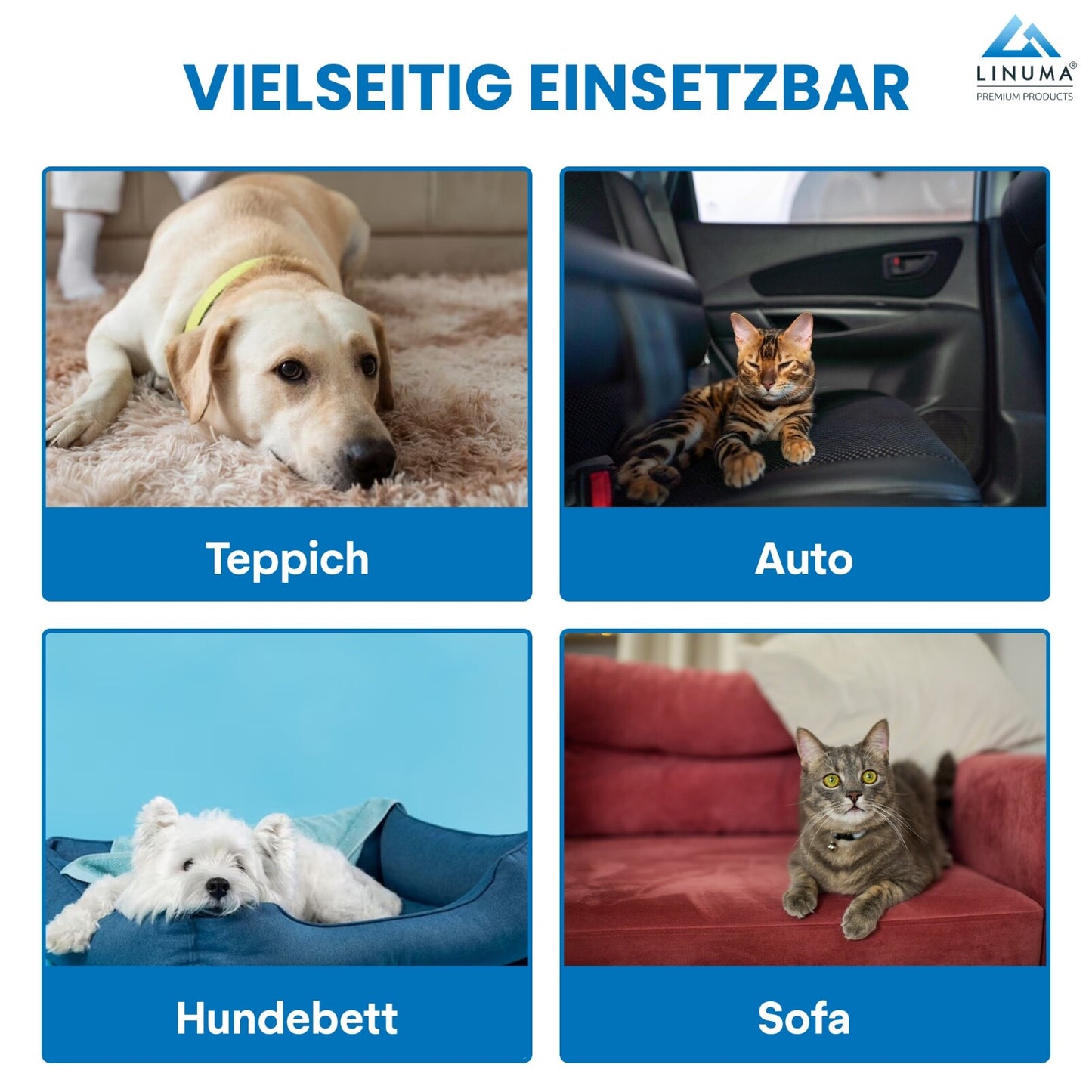 LINUMA® Tierhaarentferner PRO Fusselrolle