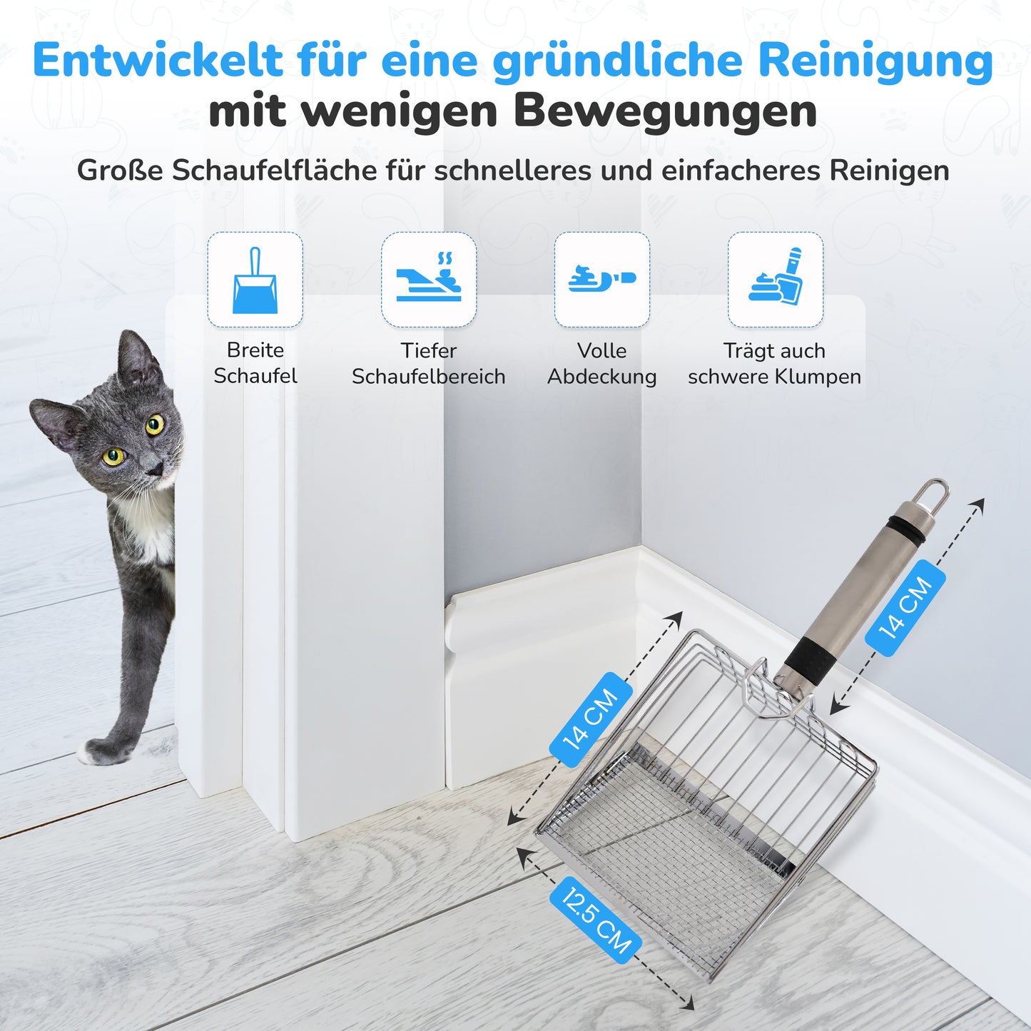 LINUMA® Katzenstreuschaufel