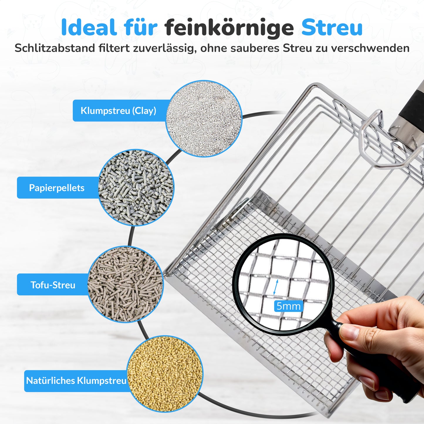 LINUMA® Katzenstreuschaufel