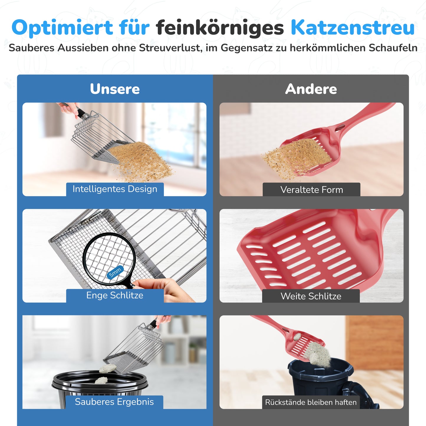 LINUMA® Katzenstreuschaufel