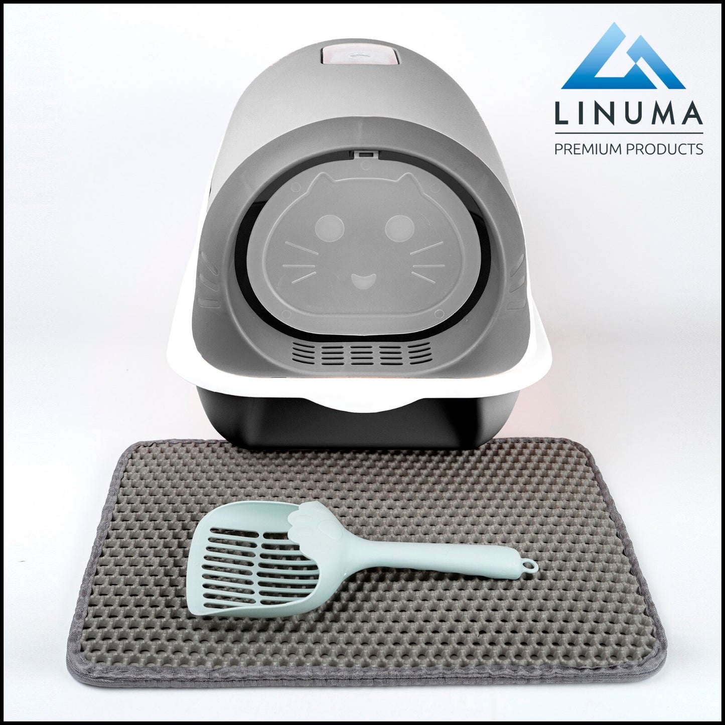 LINUMA® Katzentoilette Grau