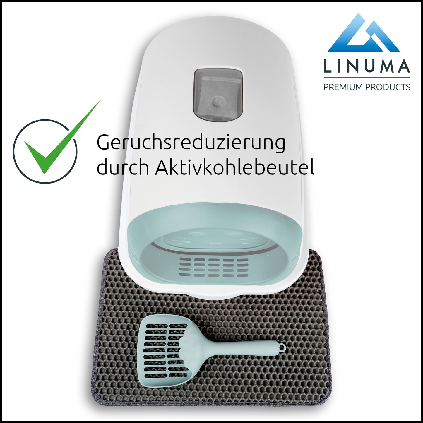 LINUMA® Katzentoilette Mint
