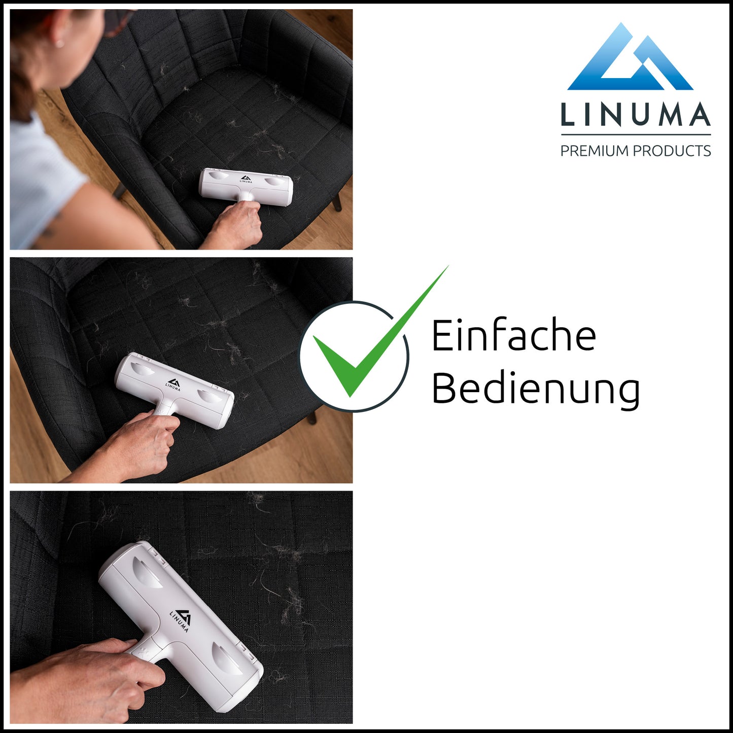 LINUMA® Tierhaarentferner Fusselrolle