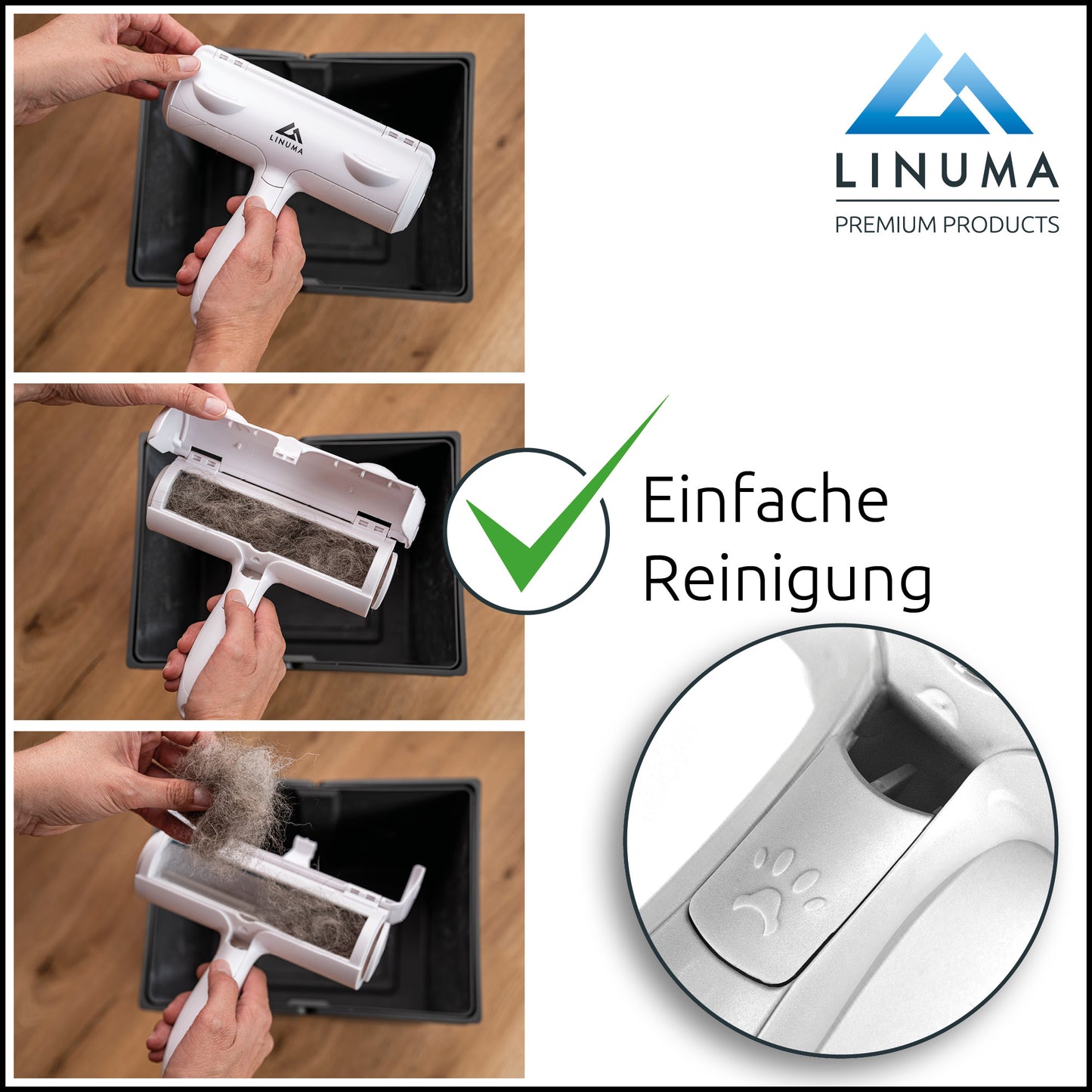 LINUMA® Tierhaarentferner Fusselrolle