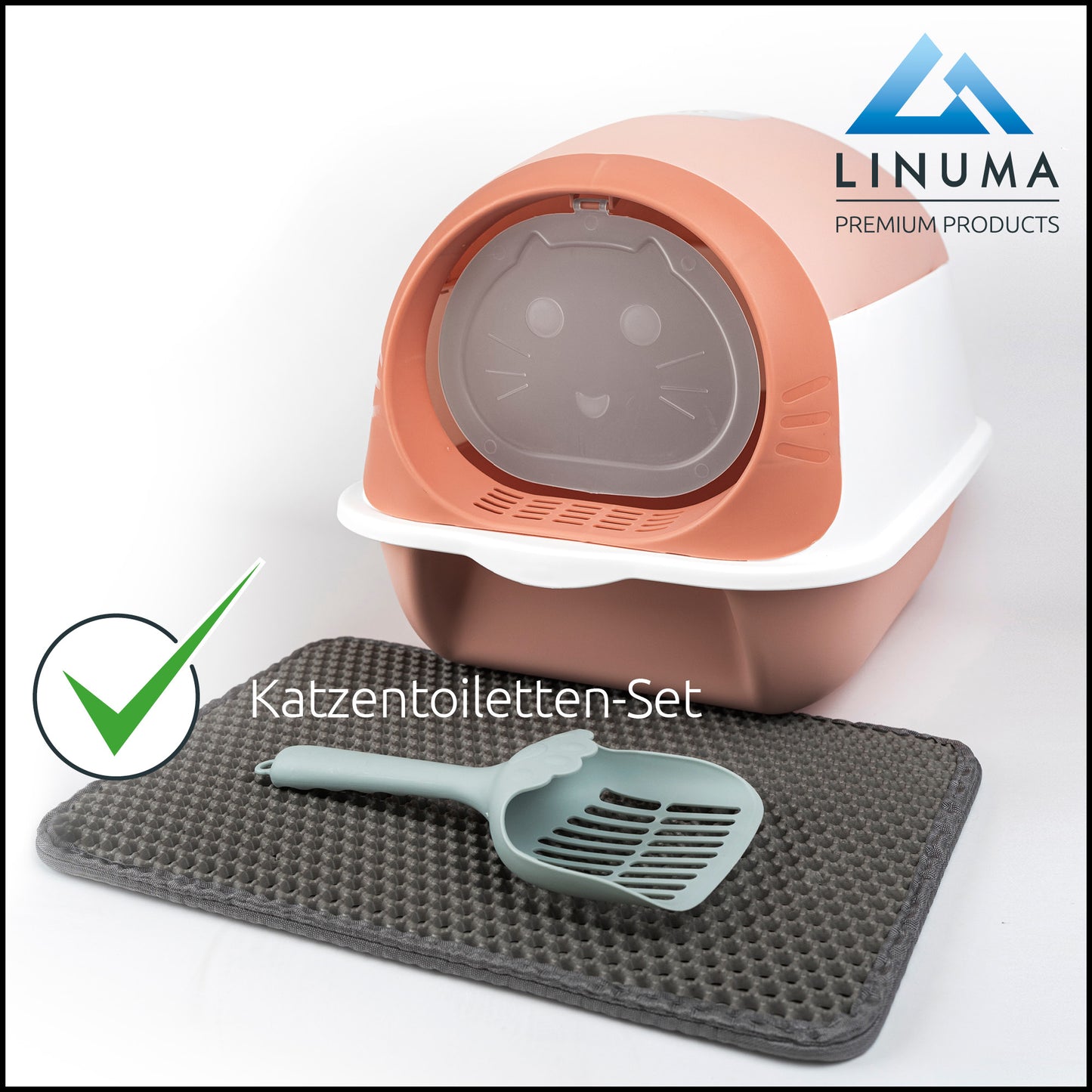 LINUMA® Katzentoilette Pink