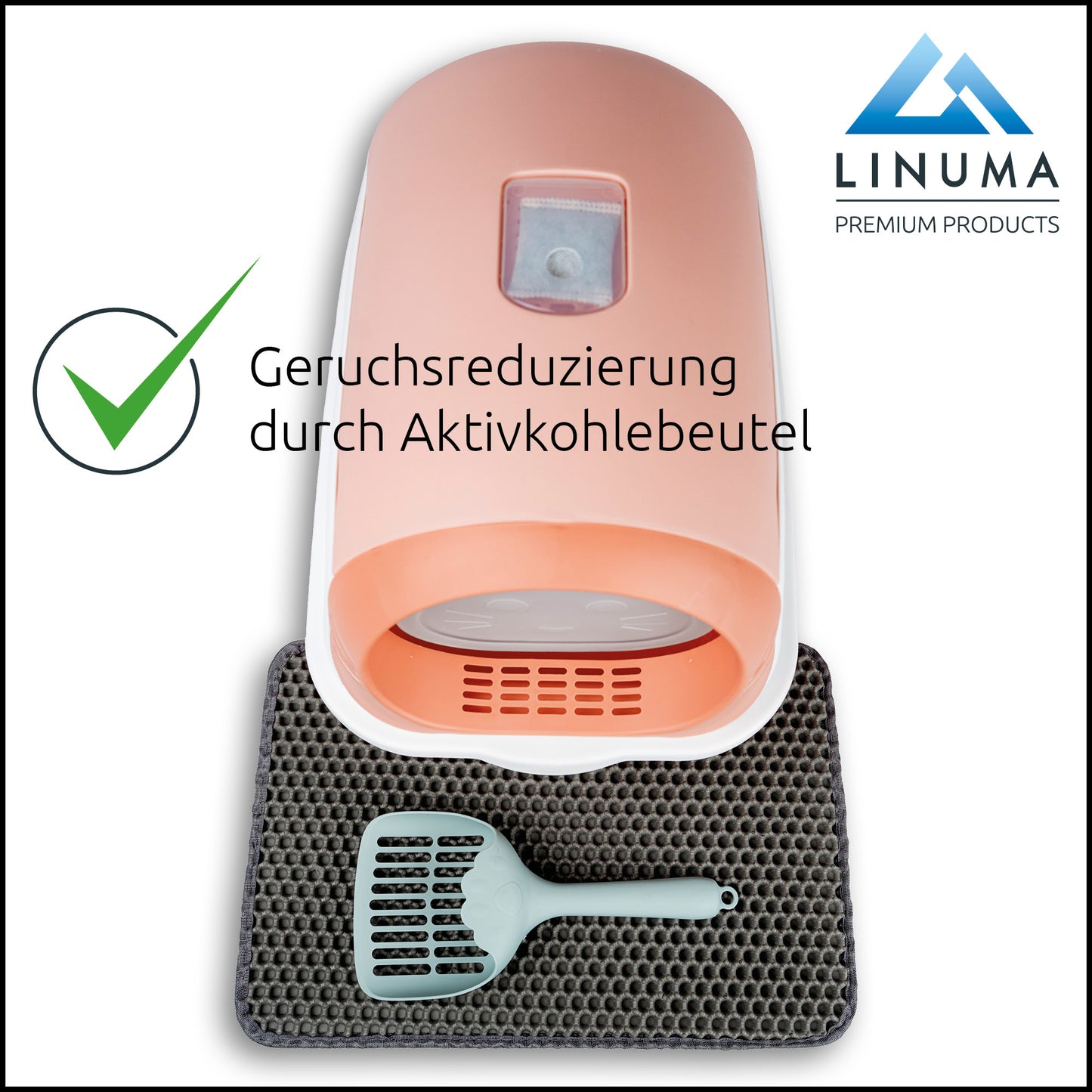 LINUMA® Katzentoilette Pink