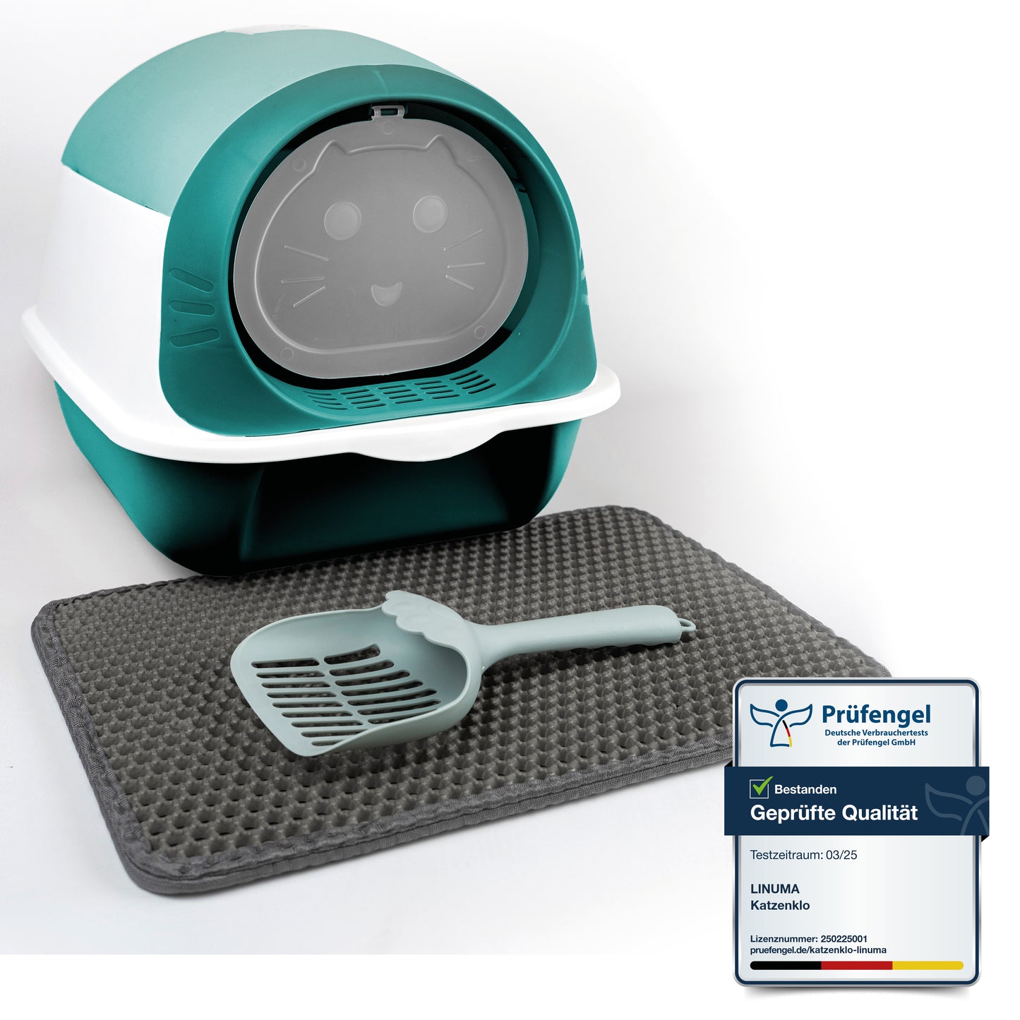 LINUMA® Katzentoilette Grün