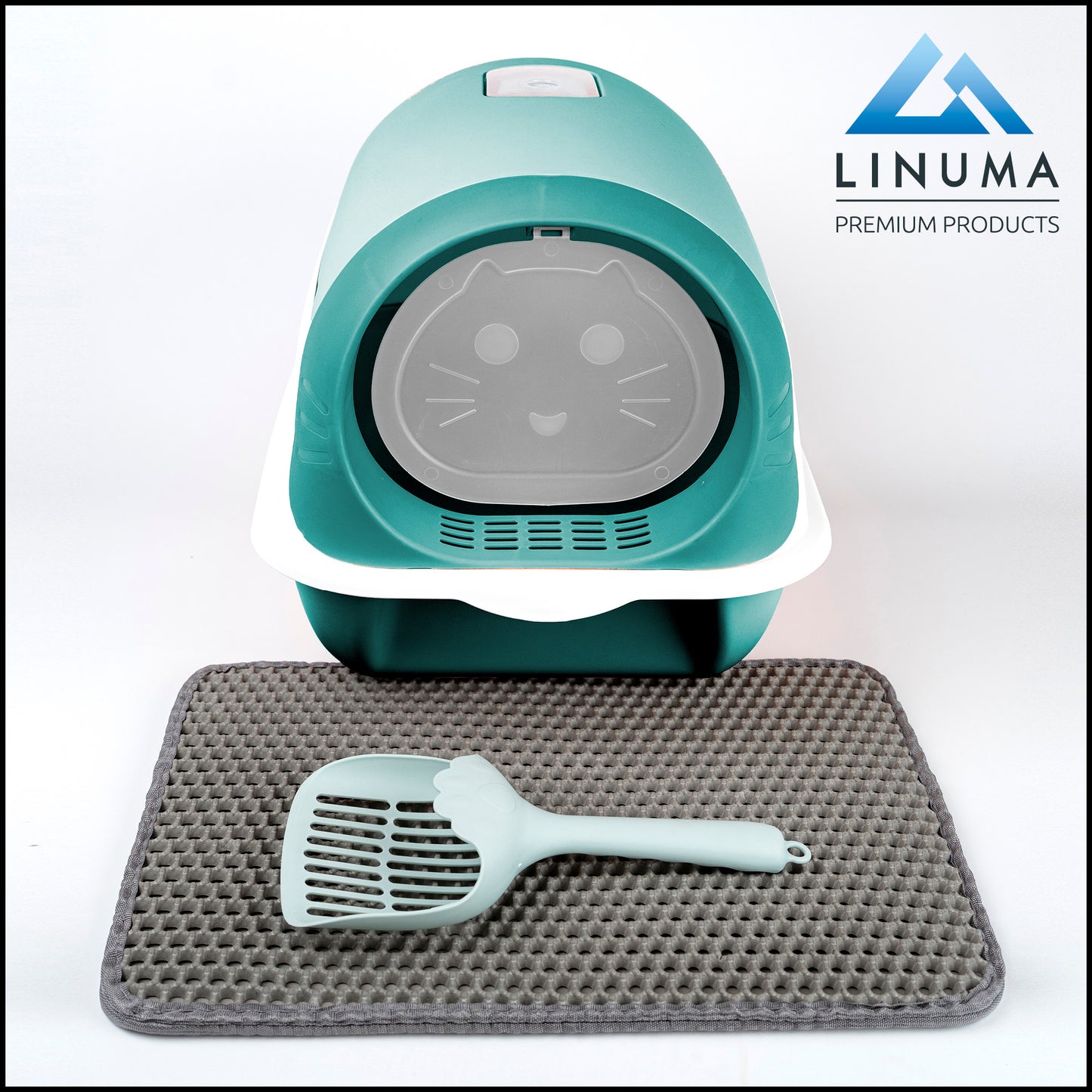 LINUMA® Katzentoilette Grün