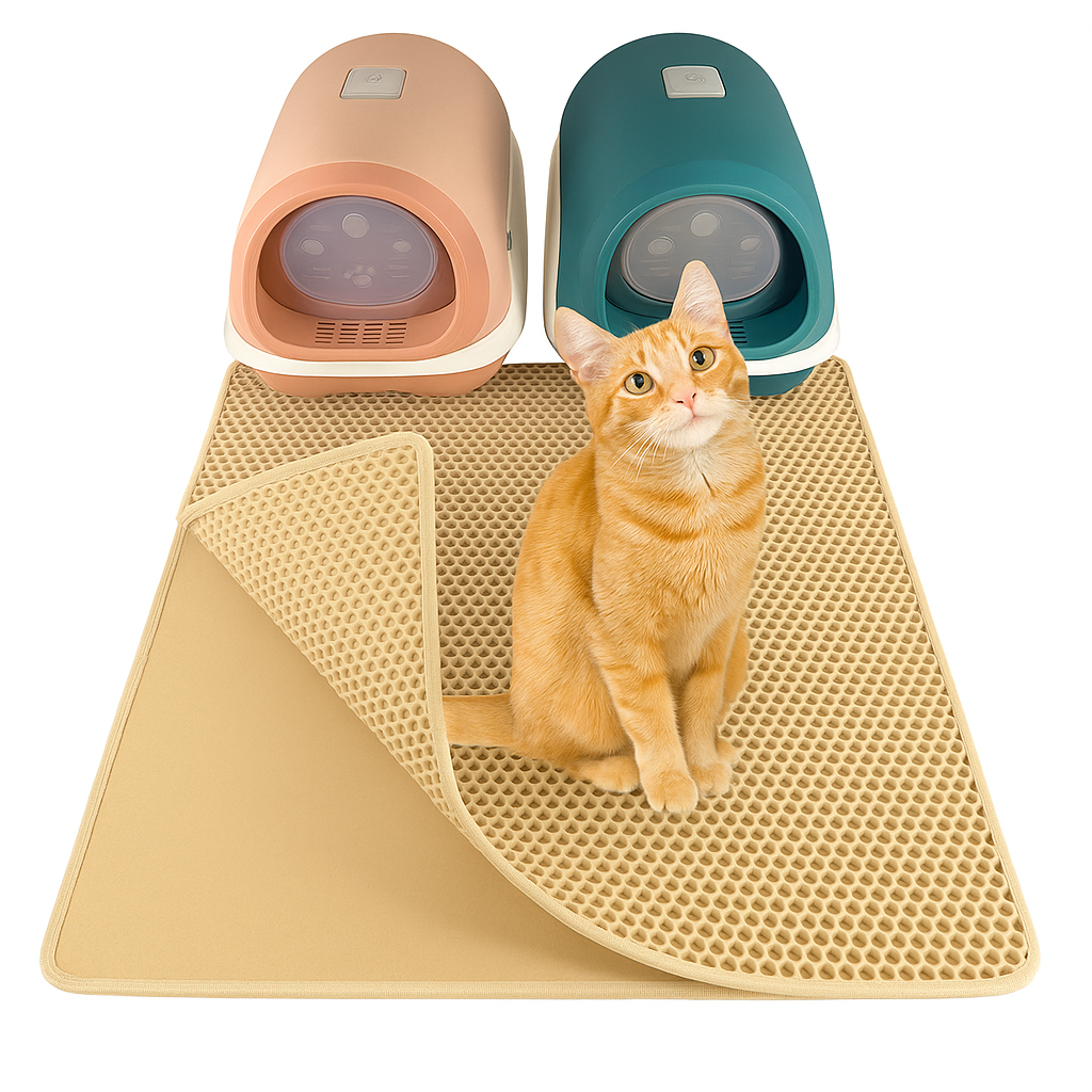 LINUMA® Katzenstreumatte 40x30 CM Grau