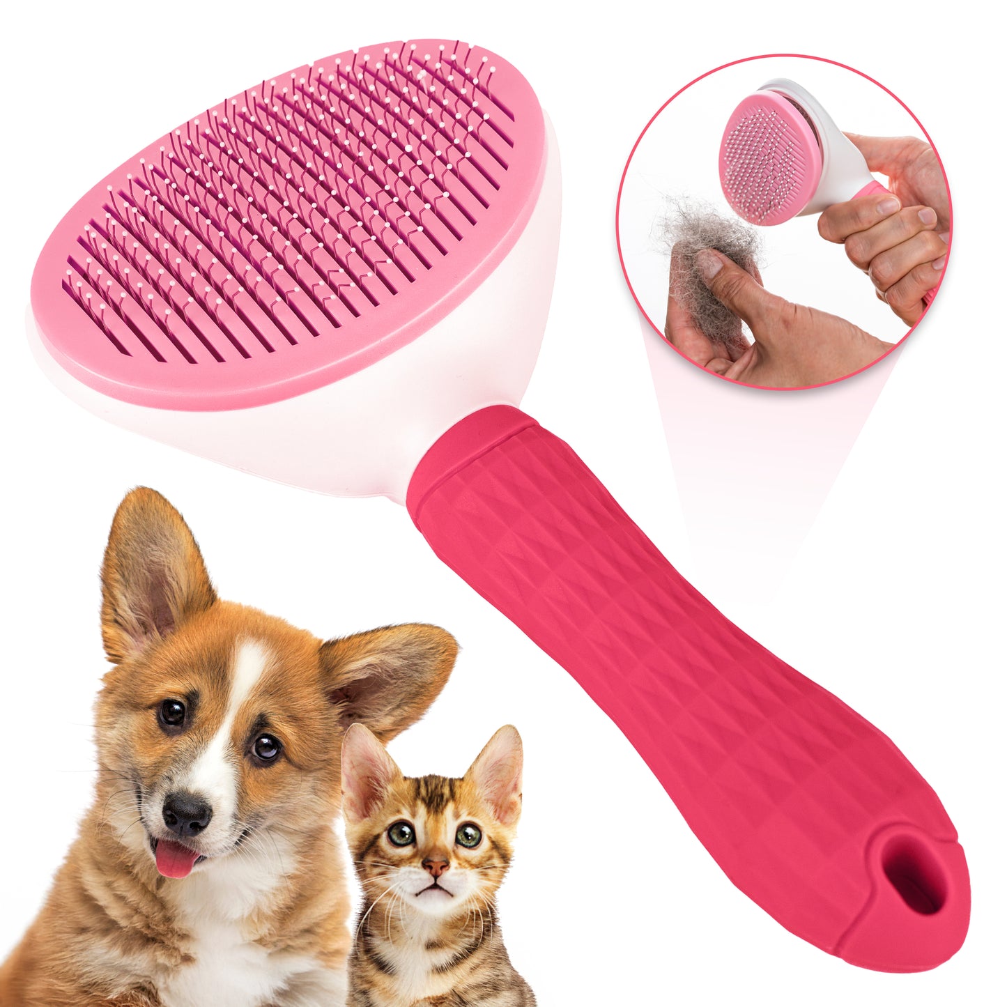 LINUMA® Fellbürste Grau