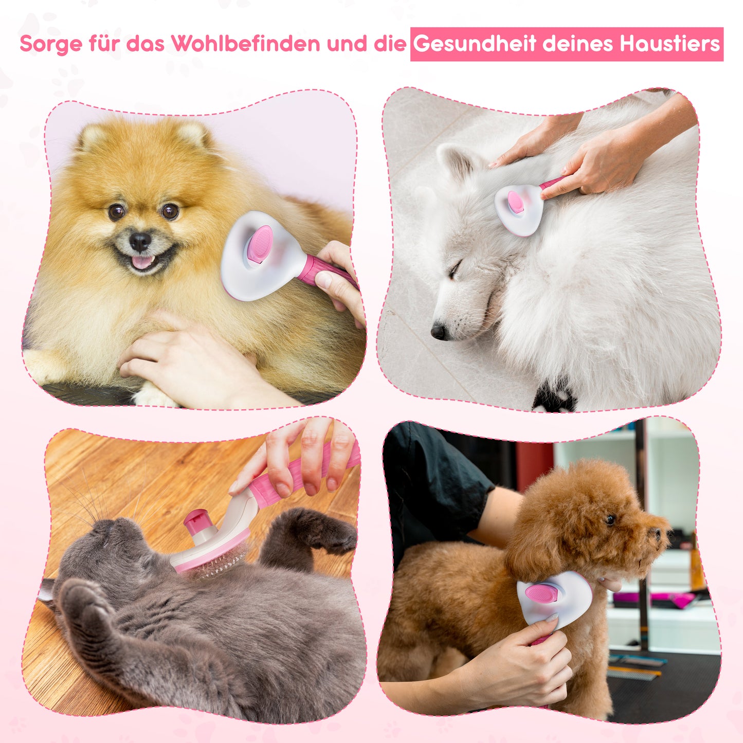 LINUMA® Fellbürste Pink