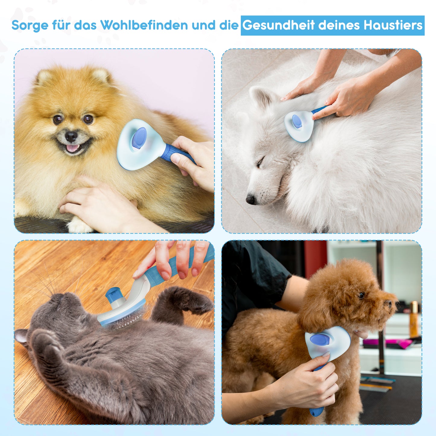 LINUMA® Fellbürste Blau