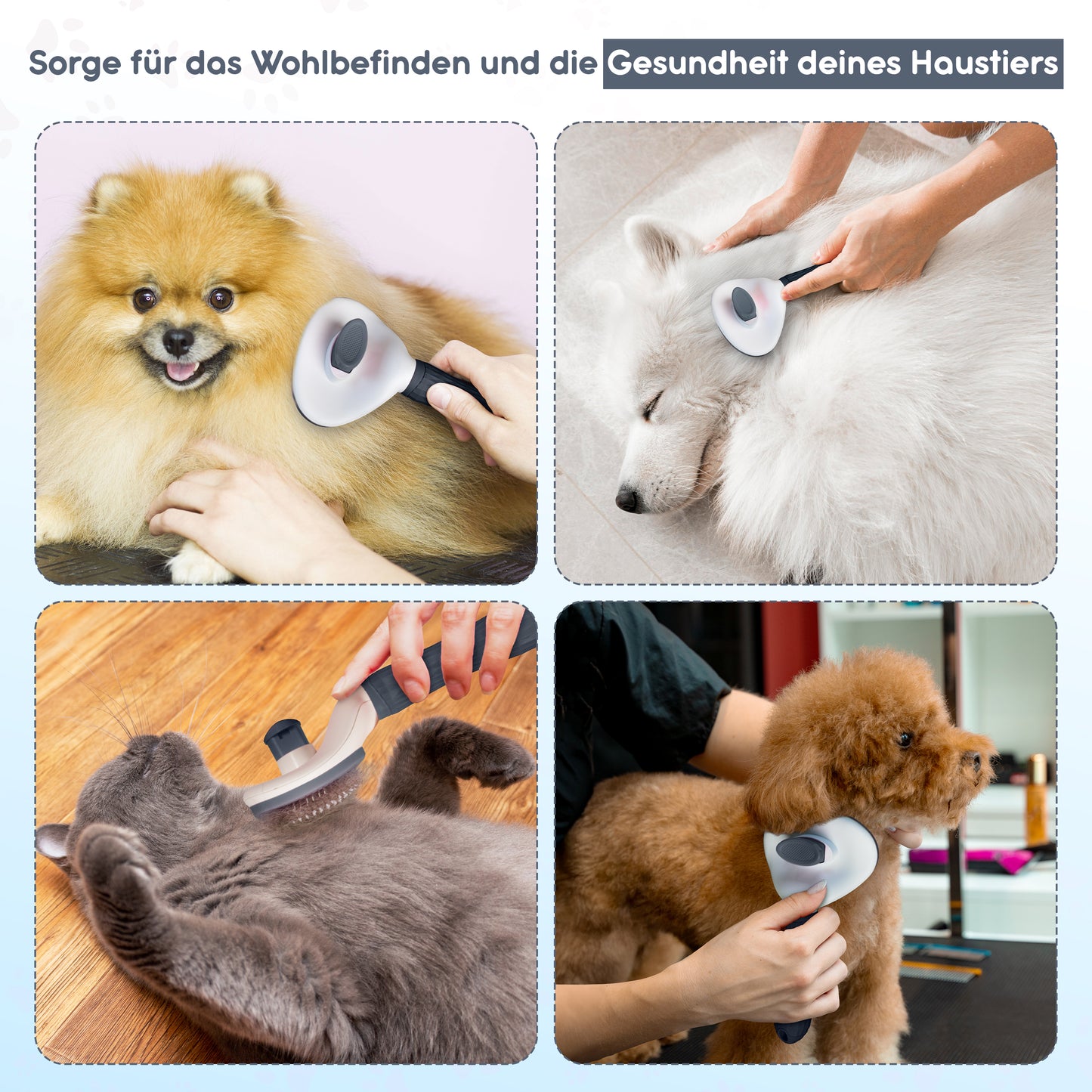 LINUMA® Fellbürste Grau