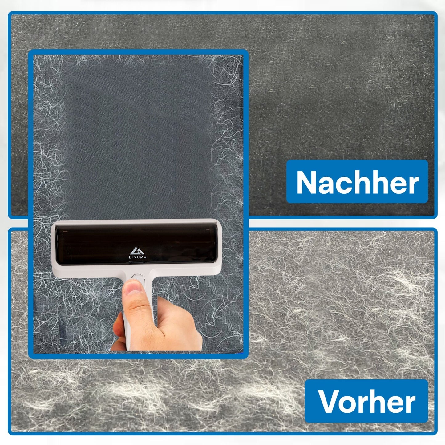 LINUMA® Tierhaarentferner PRO Fusselrolle