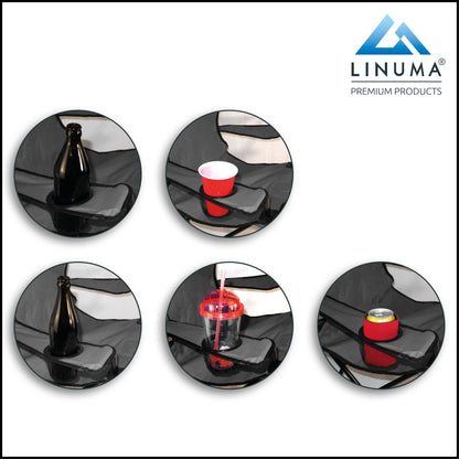 LINUMA® Campingstuhl Schwarz