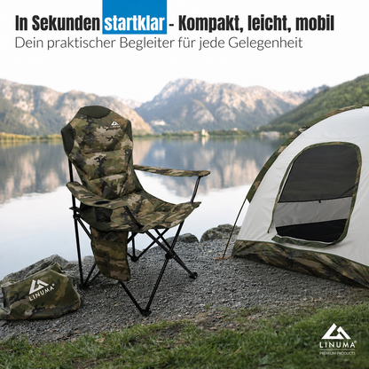 LINUMA® folding chair LUXUS PRO camping chair