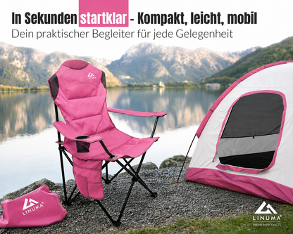 LINUMA® folding chair LUXUS PRO camping chair