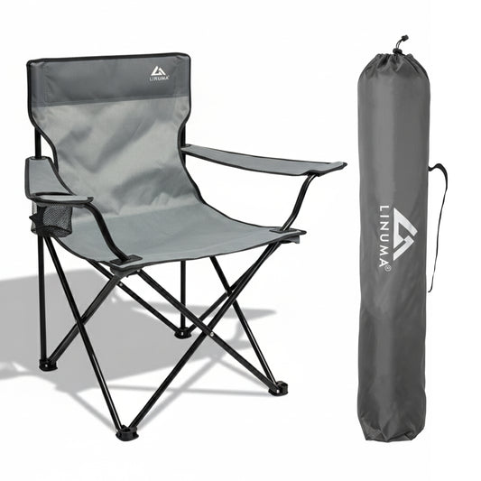 LINUMA® Campingstuhl Grau