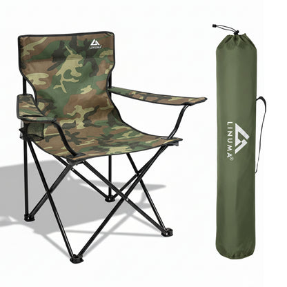 LINUMA® Campingstuhl Schwarz