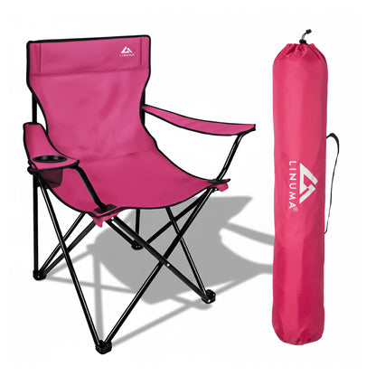 LINUMA® Campingstuhl Schwarz