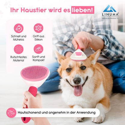 LINUMA® Fellbürste Pink