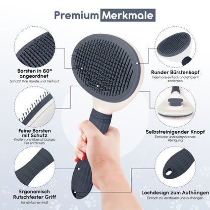 LINUMA® Fellbürste Grau