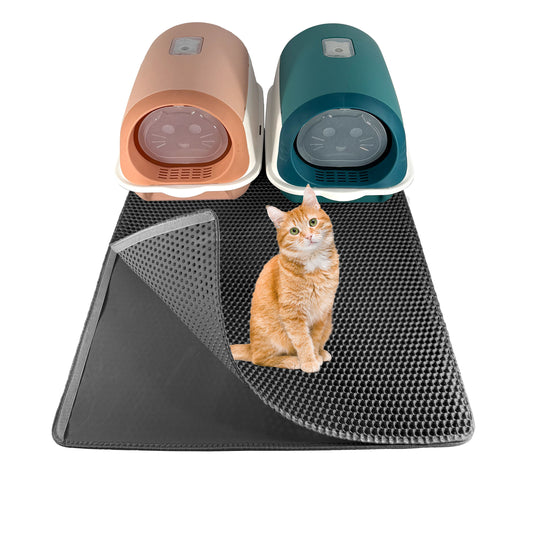LINUMA® Katzenstreumatte 90x76 CM Schwarz