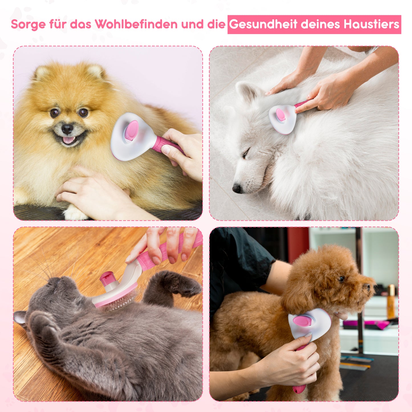 LINUMA® Fellbürste Pink